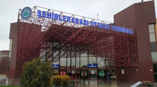 Eskişehir otogarında hareketli anlar