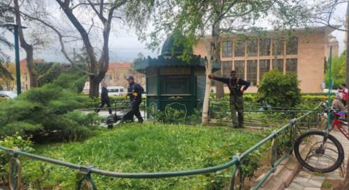 Eskişehir parkları "bakıma" girdi