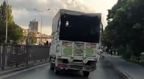 Eskişehir polisi bu kamyonun peşinde!