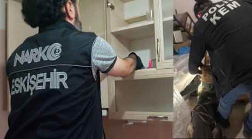 Eskişehir polisi didik didik aradı! 3 gözaltı
