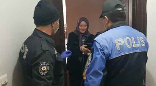 Eskişehir polisi yaşlıların yanında!