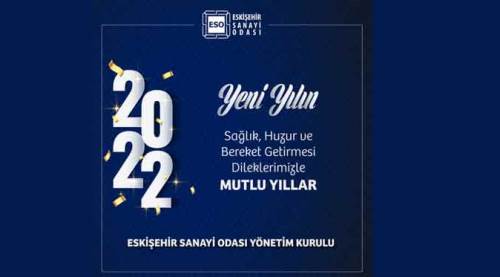 Eskişehir Sanayi Odası yeni yıl tebriği