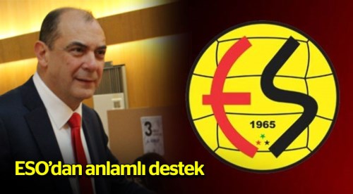 Eskişehir Sanayi Odasından Eskişehirspor'a anlamlı destek