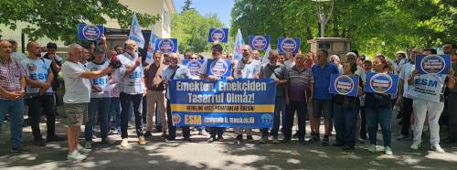 Eskişehir Sanayi ve Maden Kamu Emekçileri Sendikası'ndan iktidara protesto