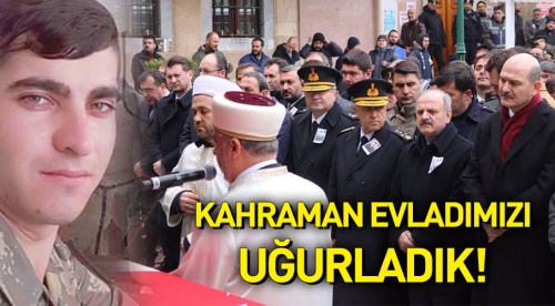 Eskişehir şehidine son görevini yaptı...