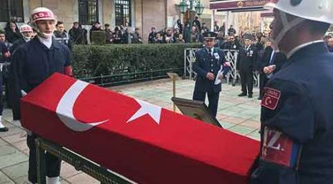 Eskişehir şehidini uğurladı!