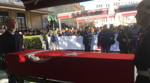 Eskişehir şehidini uğurluyor...