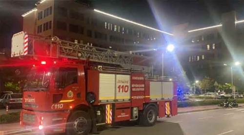 Eskişehir Şehir Hastanesi'nde yangın paniği