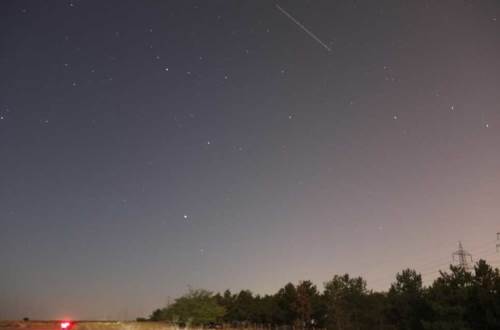 Eskişehir semalarında meteor yağmuru büyüledi