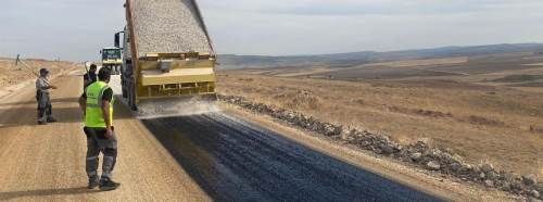 Eskişehir Seyitgazi yollarında kış öncesi yoğun çalışma!