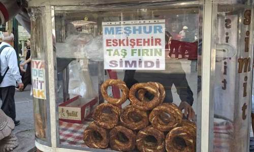 Eskişehir simidine gurur yazısı