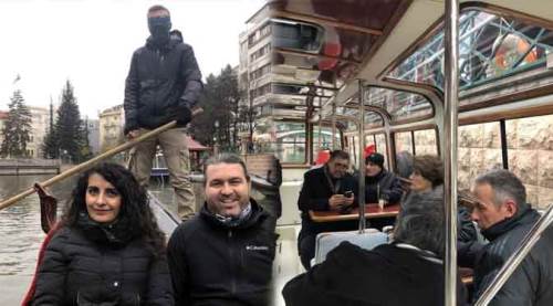 Eskişehir soğuğu bile keyiflerine engel olamadı!