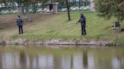 Eskişehir soğuğu onları durduramadı