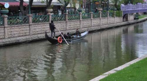 Eskişehir soğuğuna rağmen keyif yaptılar