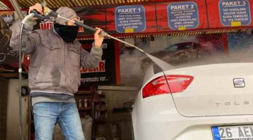 Eskişehir soğuğunda en zor işlerden biri...