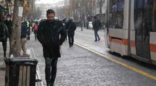 Eskişehir soğukları kendini gösterdi!