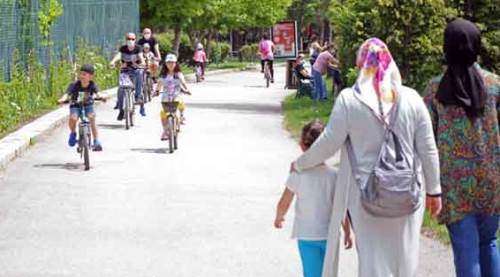 Eskişehir sokakları çocukların