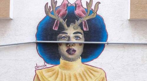 Eskişehir sokaklarında "sıra dışı" çizgiler