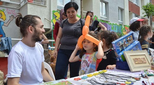 Eskişehir sokaklarında renk cümbüşü...