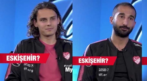 Eskişehir sorulunca Milli futbolcular bunu dedi