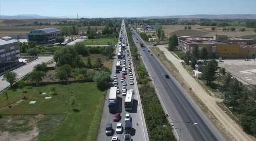 Eskişehir trafiğinde drone ile denetim yapılınca...