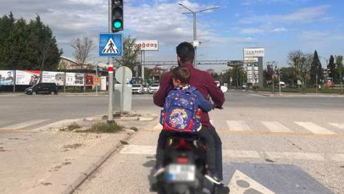 Eskişehir trafiğinde tepki çeken anlar