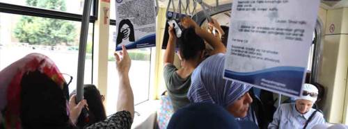 Eskişehir tramvaylarında bunları görünce şaşırmayın!