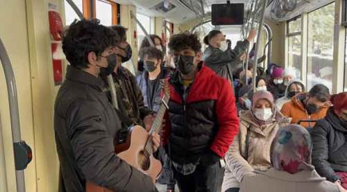 Eskişehir tramvaylarında onları görürseniz şaşırmayın