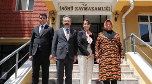 Eskişehir valisi Aksoy’dan İnönü’ye ziyaret