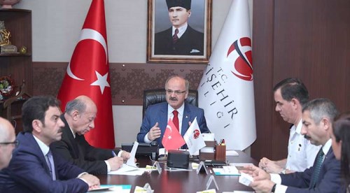 Eskişehir Valisi il başkanları ile buluştu
