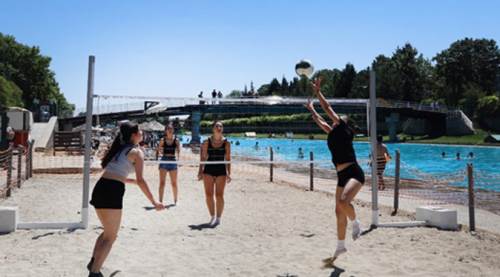 Eskişehir yapay plajında bir ilk!