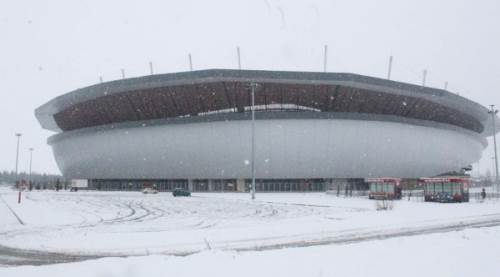 Eskişehir Yeni Atatürk Stadı'nda korkutan görüntü