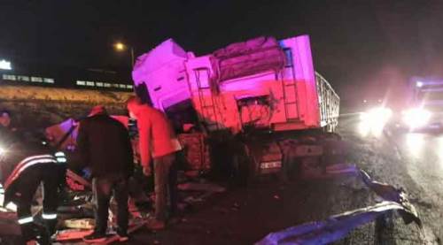 Eskişehir yolunda feci kaza!