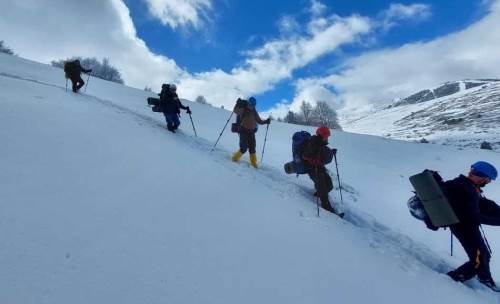 Eskişehirli 10 sporcu dağcılık sertifikası aldı