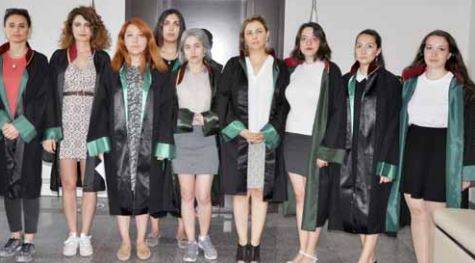 Eskişehirli avukatlar böyle tepki gösterdi
