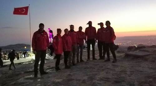 Eskişehirli ekip Büyük Taarruz'u böyle andı