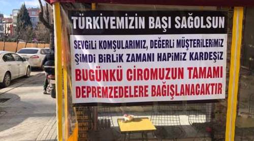Eskişehirli esnaf afetzedeler için bağışladı 