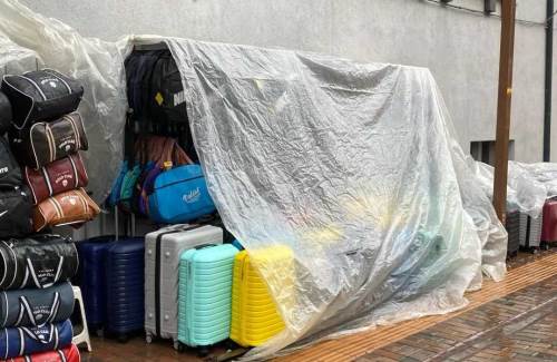 Eskişehirli esnafın yağmurla imtihanı!