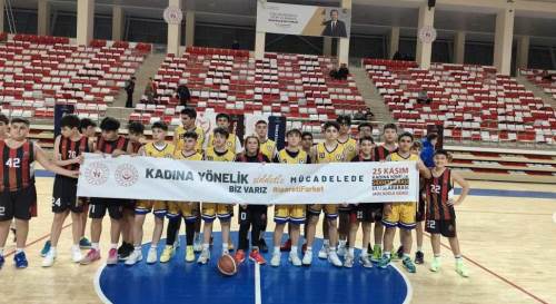 Eskişehirli genç sporculardan kadına şiddete karşı anlamlı duruş