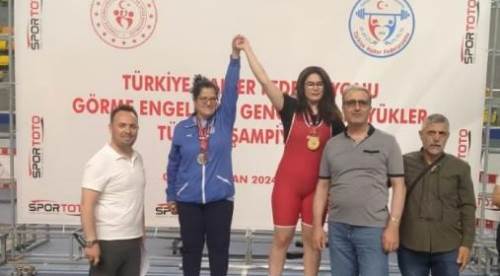 Eskişehirli görme engelli sporcu Türkiye şampiyonu oldu