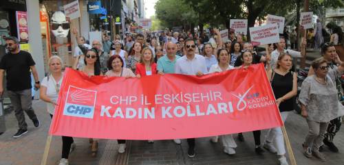 Eskişehirli kadınlar hakları için ses yükseltti