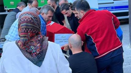 Eskişehirli kahraman pilotun cenazesi baba ocağına ulaştı! 