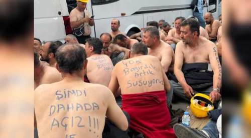 Eskişehirli maden işçileri açlık grevinde gözaltına alındı!