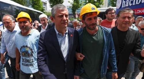 Eskişehirli madencilere Özgür Özel'den destek: Eylem yeniden başladı!
