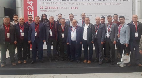 Eskişehirli mermerciler İzmir’de fuara katıldı