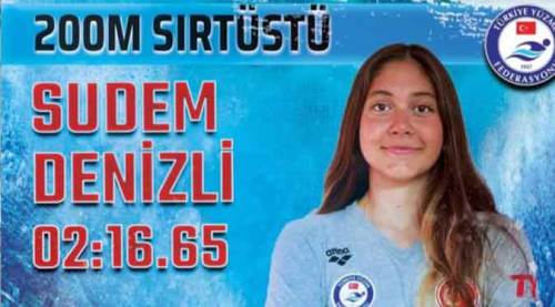 Eskişehirli milli yüzücüden gururlandıran başarı!