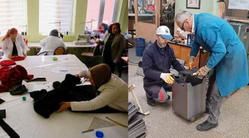 Eskişehirli öğretmenler depremzedeler için üretiyor