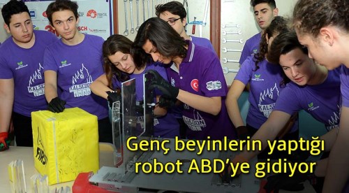 Eskişehirli robot ABD'ye gidiyor