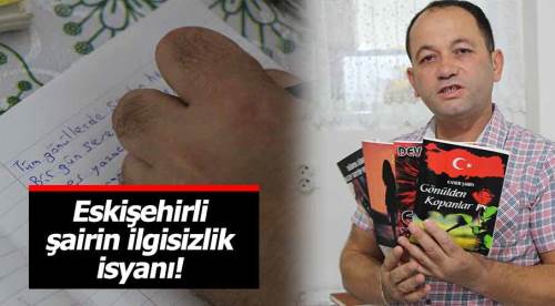 Eskişehirli sanatçının ilgisizlik isyanı