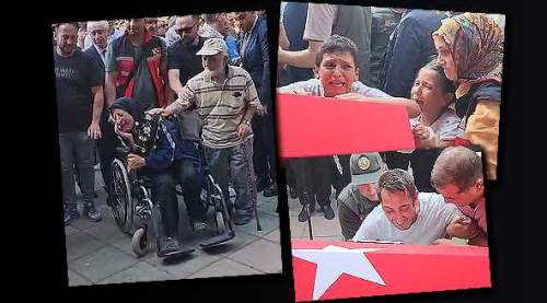 Eskişehirli yangın şehidinin cenazesinde gözyaşı sel oldu!